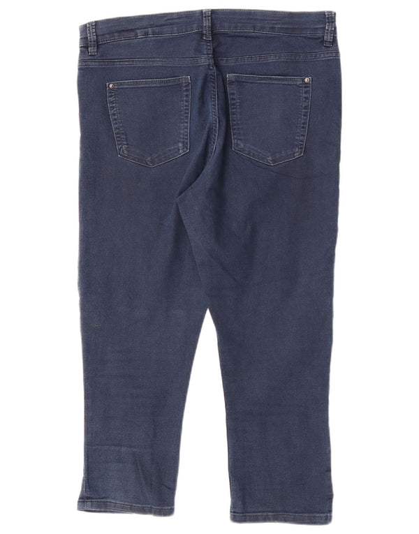 Jeans Marks & Spencer Super Skinny Capri Feminino Reino Unido 12 Médio W30 L22 Azul