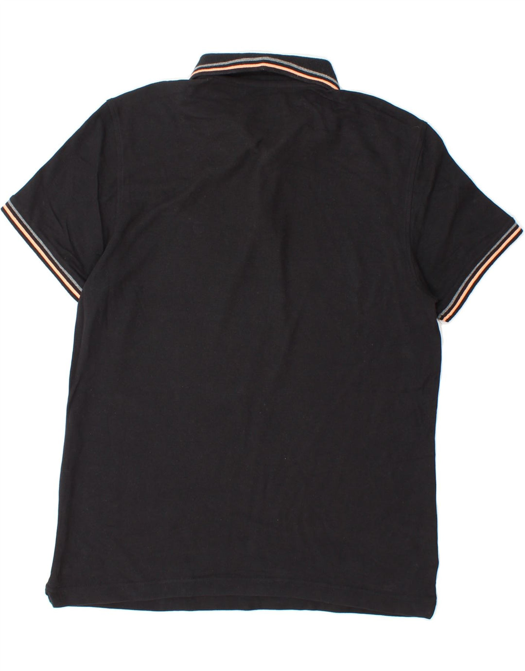 LOTTO Mens Polo Shirt Large Black Cotton Vintage Lotto and Second-Hand Lotto from Messina Hembry 