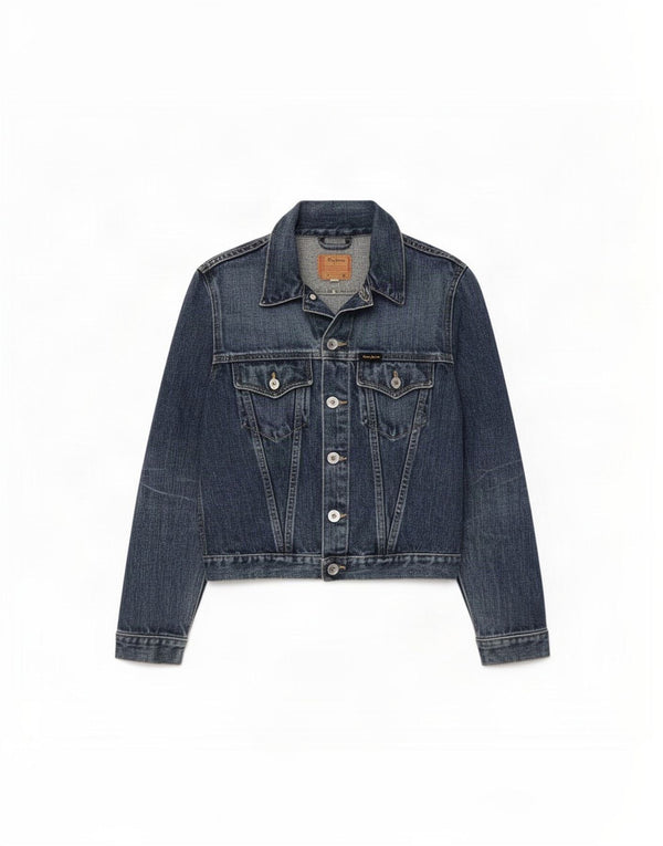 Jaqueta jeans feminina PEPE Jeans UK 10 algodão azul pequeno