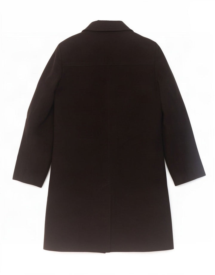 Sobretudo feminino Marks & Spencer UK 10 pequeno poliéster preto