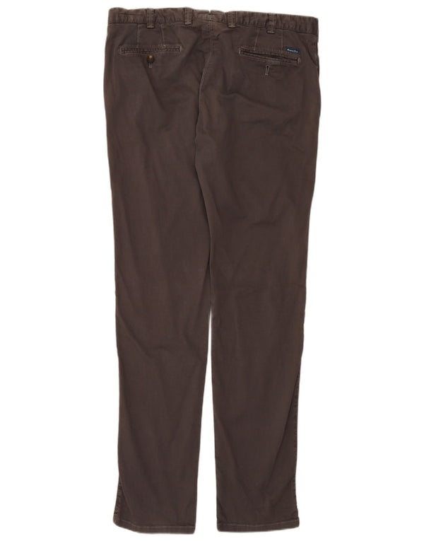 Calça Chino Masculina Slim Massimo Dutti EU 46 XL W36 L36 Algodão Cinza