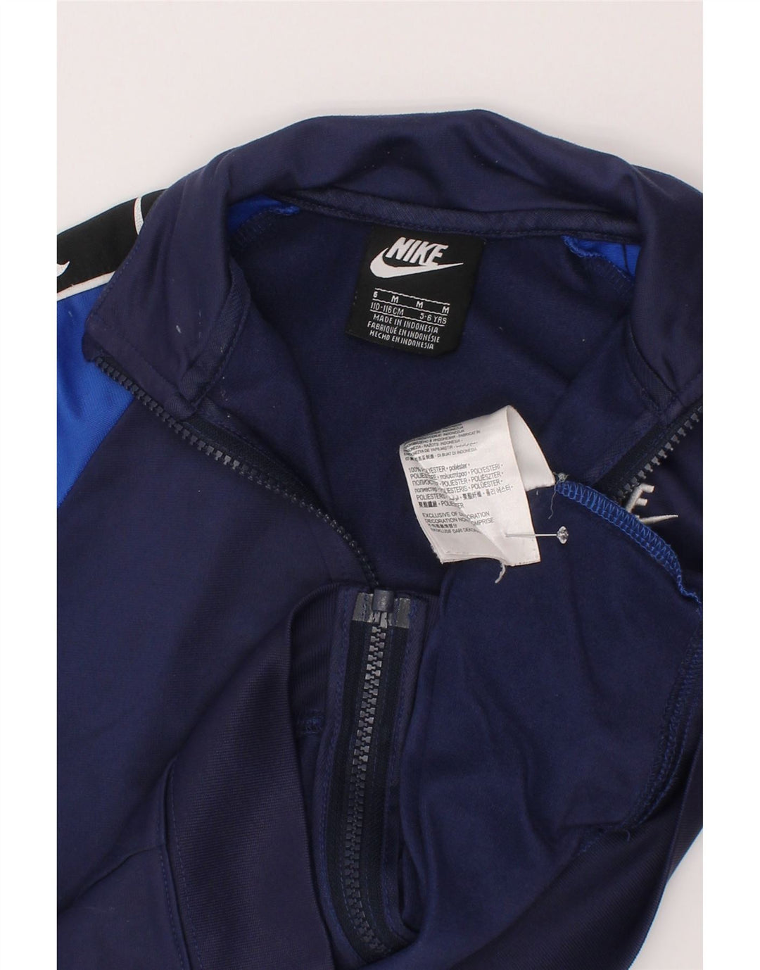 Jaqueta Nike Meninos Treino Top 5-6 Anos Médio Azul Marinho Esportes