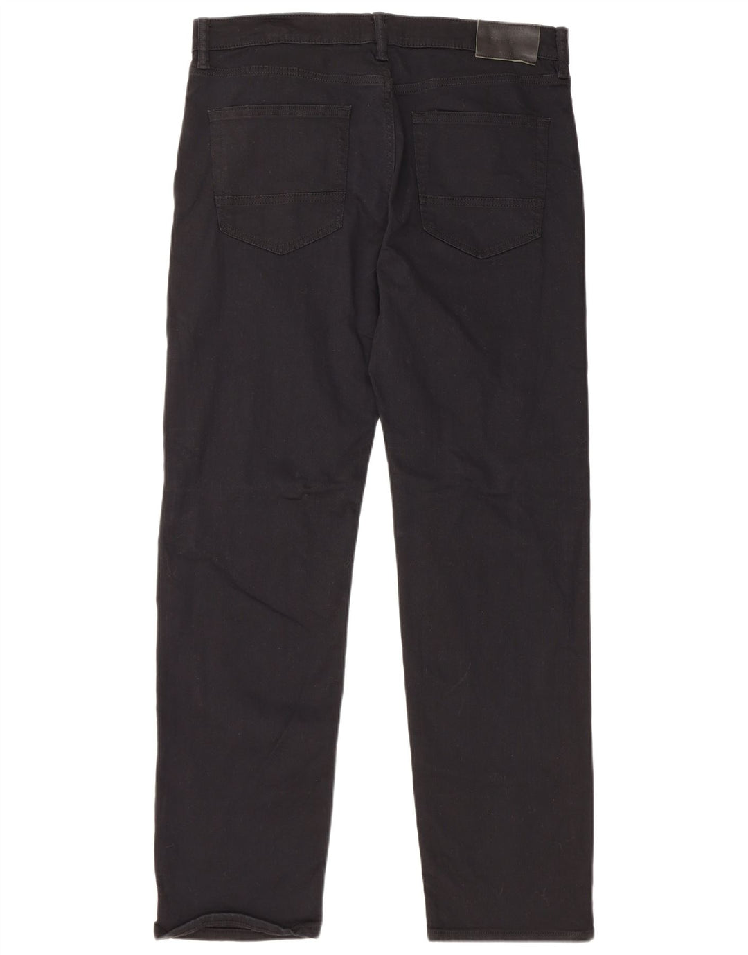 MARKS & SPENCER Calça jeans reta masculina W34 L31 algodão preto