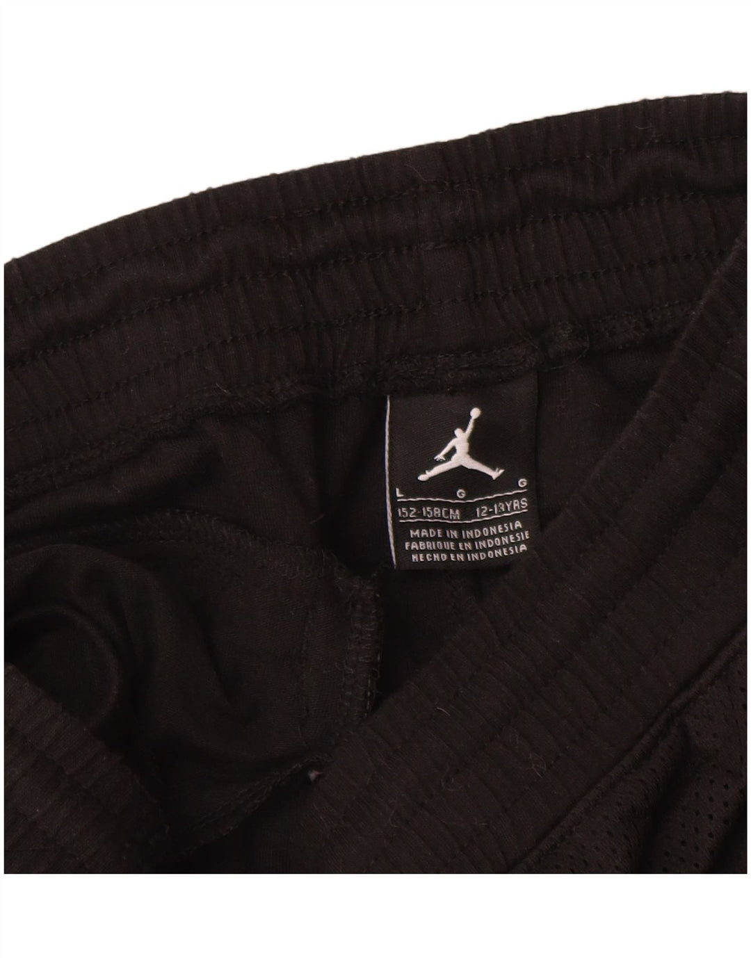 Calça de treino Jordan Boys Joggers 12-13 anos grande poliéster preto