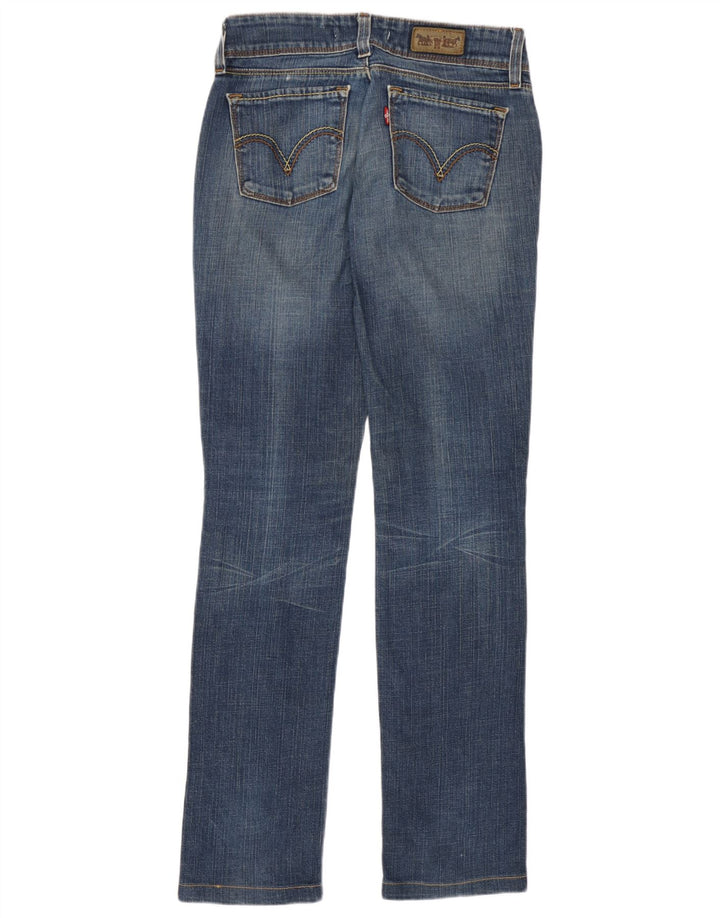 Calça jeans feminina Levi's 571 Slim W27 L31 azul algodão