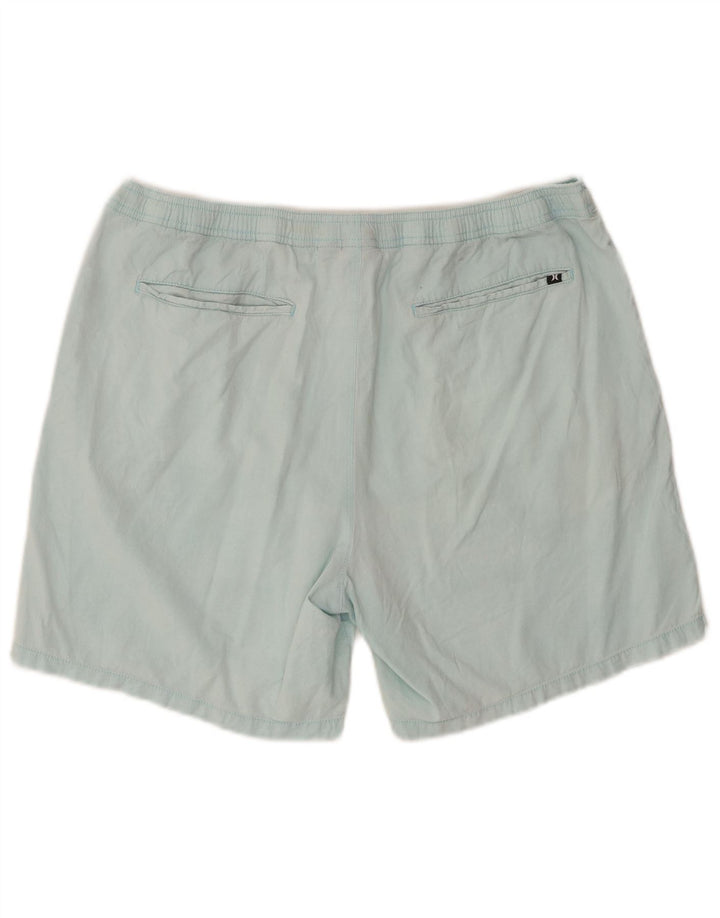 Hurley Mens Chino Shorts Grande W36 Azul Algodão
