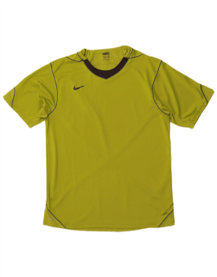 Camiseta Nike Mercurial Masculina Top Médio Verde Colourblock Poliéster