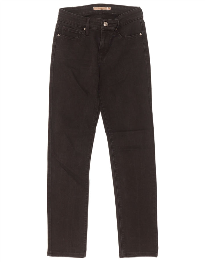 Calça jeans feminina Levi's 712 Slim W25 L29 preta