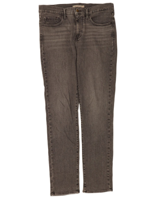 Calça jeans feminina Levi's 312 Shaping Slim W31 L32 cinza algodão