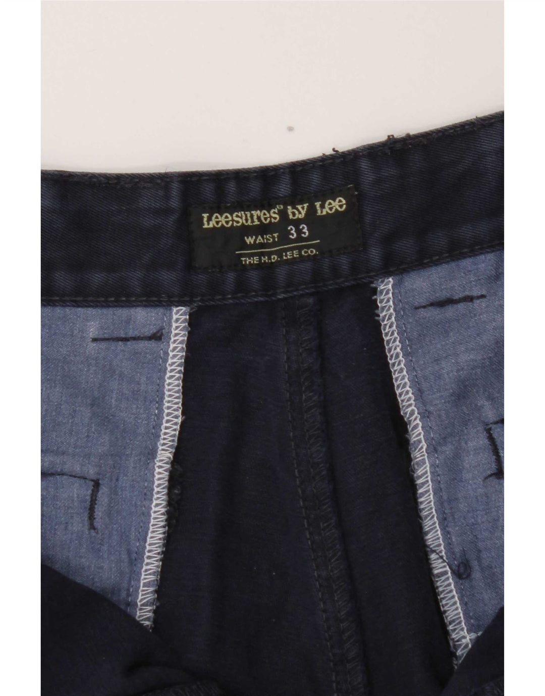 Calça cargo reta masculina Lee W33 L34 azul marinho