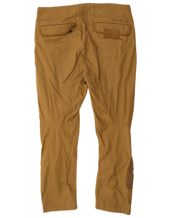 Calça cargo slim masculina G-Star W34 L30 algodão cáqui