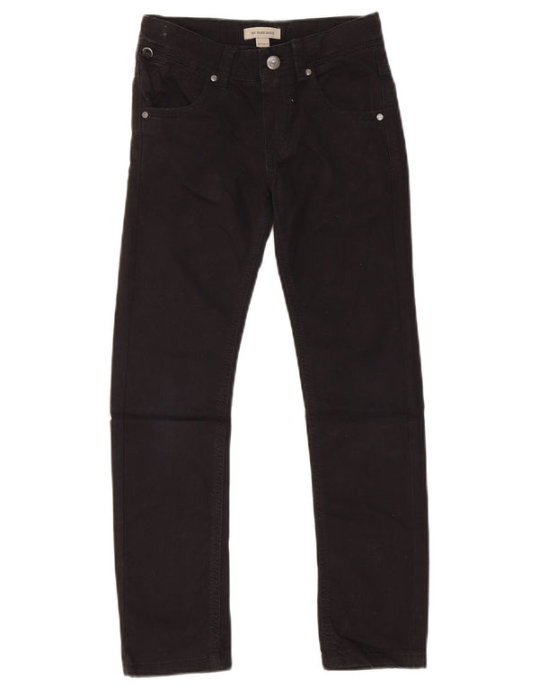 BURBERRY Meninos Jeans Skinny 7-8 Anos W22 L22 Preto