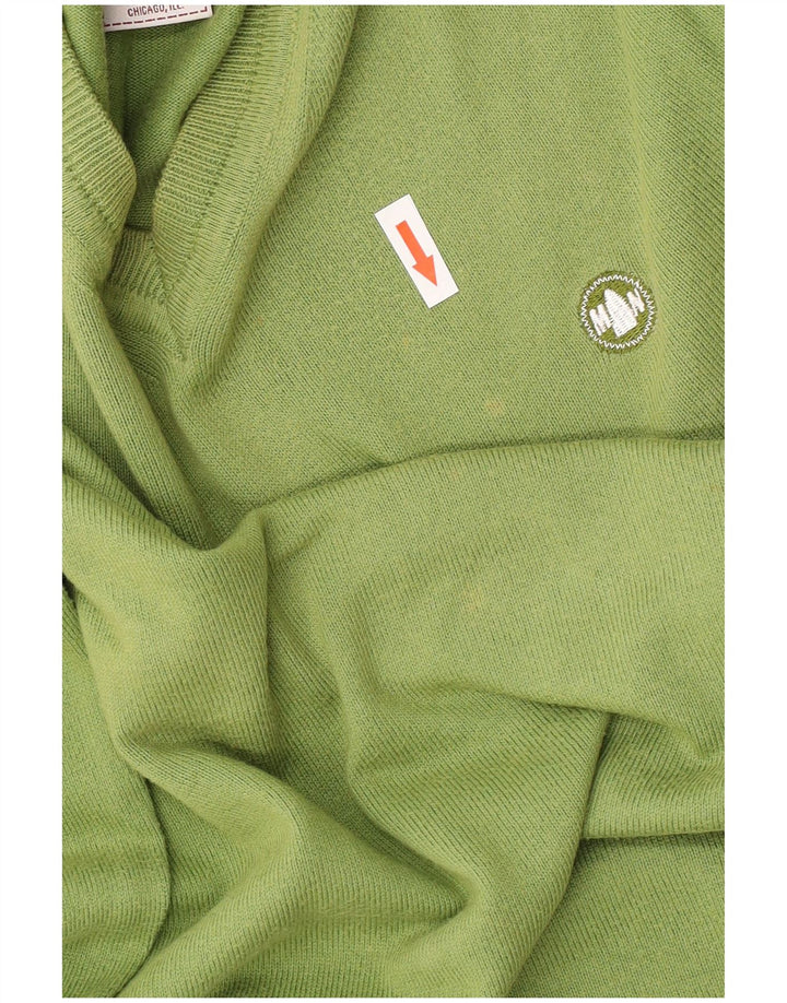Murphy & Nye Suéter masculino Sailmakers com ajuste regular e decote em V XL verde