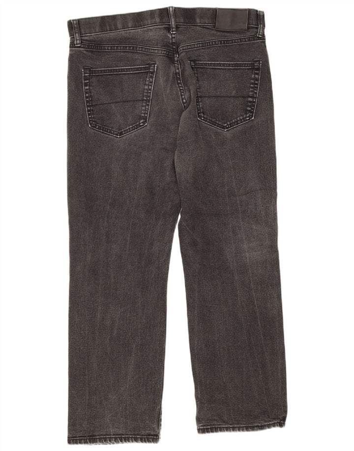 Jeans retos masculinos Marks & Spencer W34 L29 algodão preto