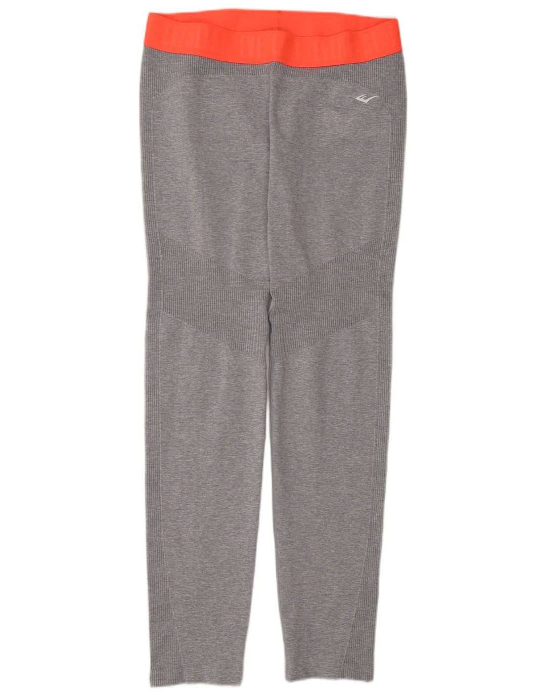 Leggings gráficas femininas Everlast UK 16 grande cinza colorblock poliamida
