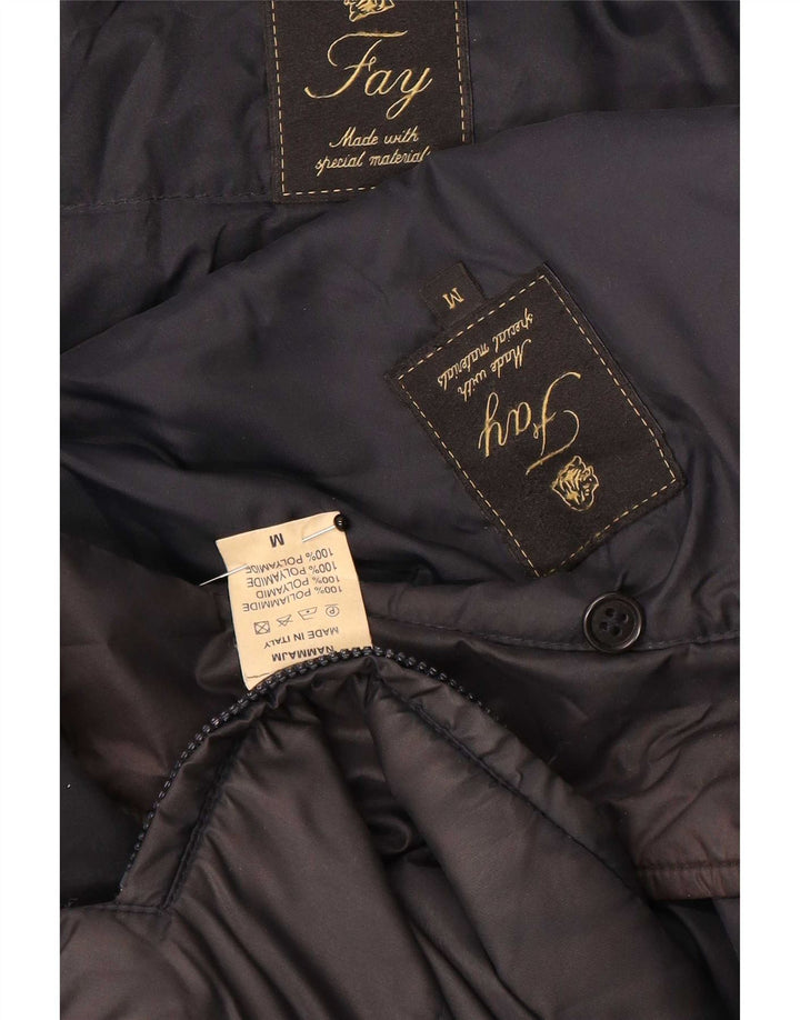 Jaqueta militar masculina Fay UK 38 poliamida preta média