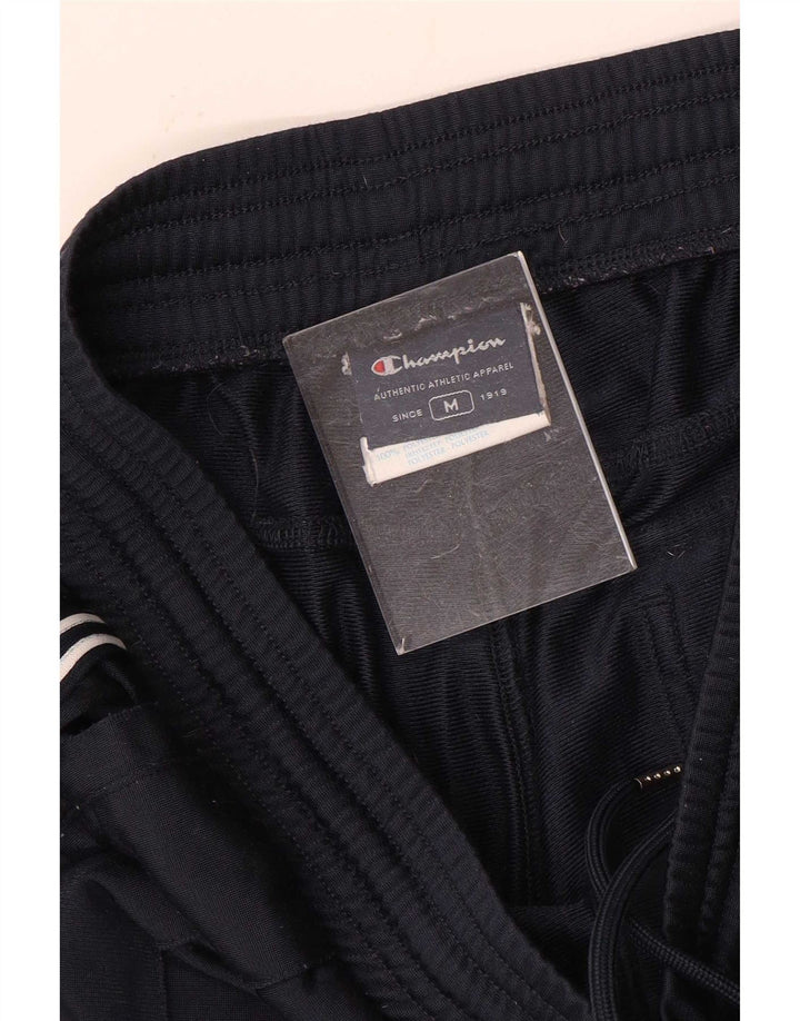 Calça de treino feminina Champion Joggers UK 14 poliéster azul marinho médio