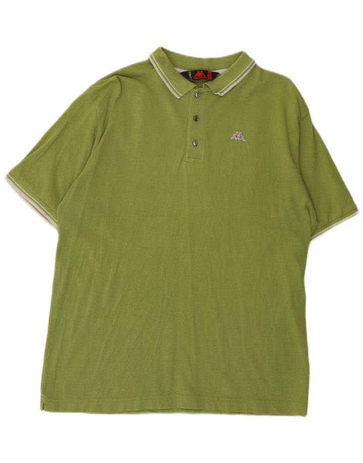 Camisa polo masculina KAPPA XL algodão verde