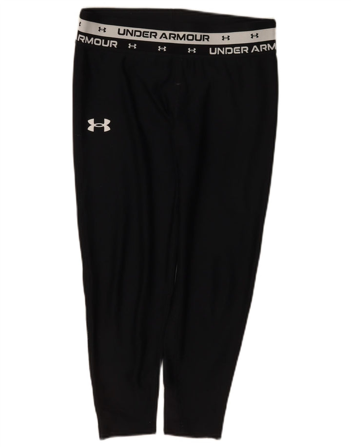 Under Armour Girls Graphic Leggings 11-12 Anos Grande Poliéster Preto