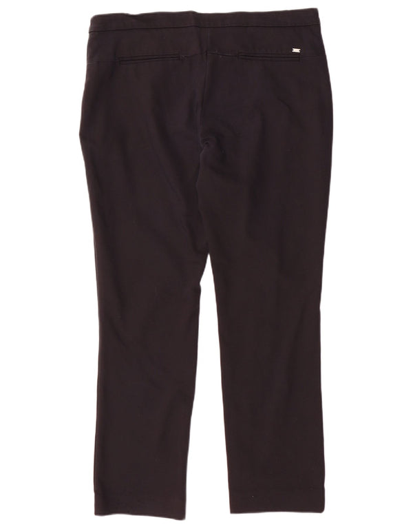 Calça Chino Tommy Hilfiger Feminina Slim EUA 10 Grande W34 L28 Nylon Preto