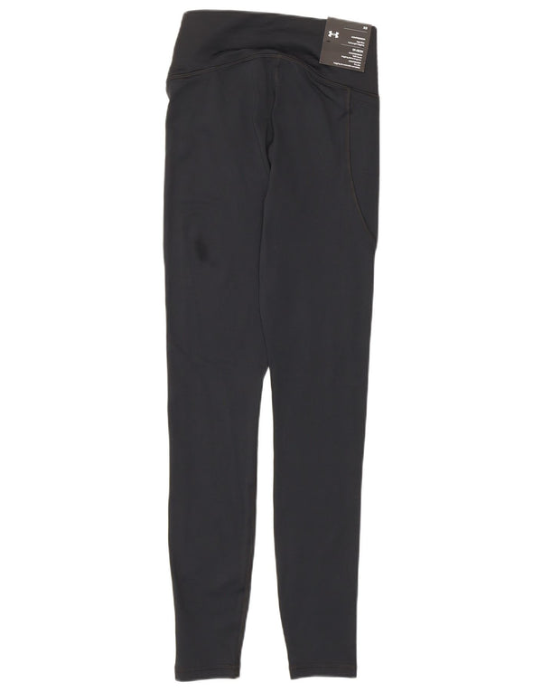 Leggings de cintura alta para mulher Under Armour UK 4 XS poliéster preto