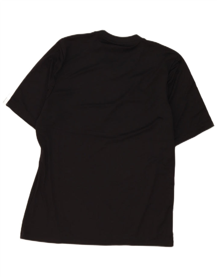 Adidas Mens Climalite Camiseta Top Grande Poliéster Preto
