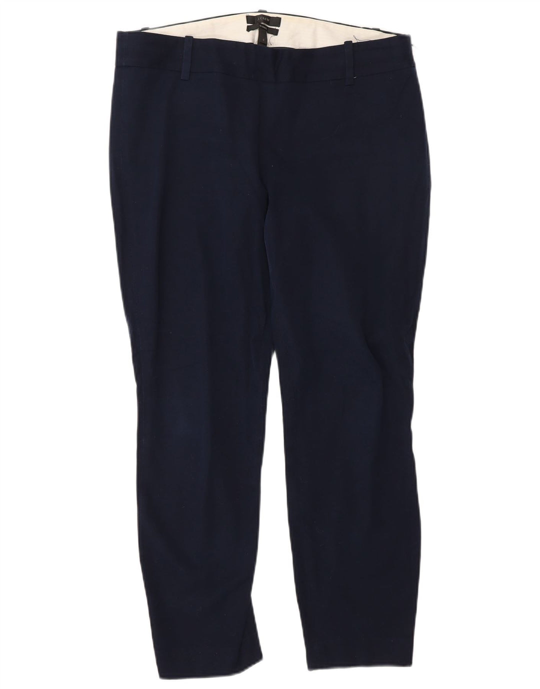 J. CREW Calça feminina Minnie Slim Cropped US 8 Médio W30 L26 Azul marinho
