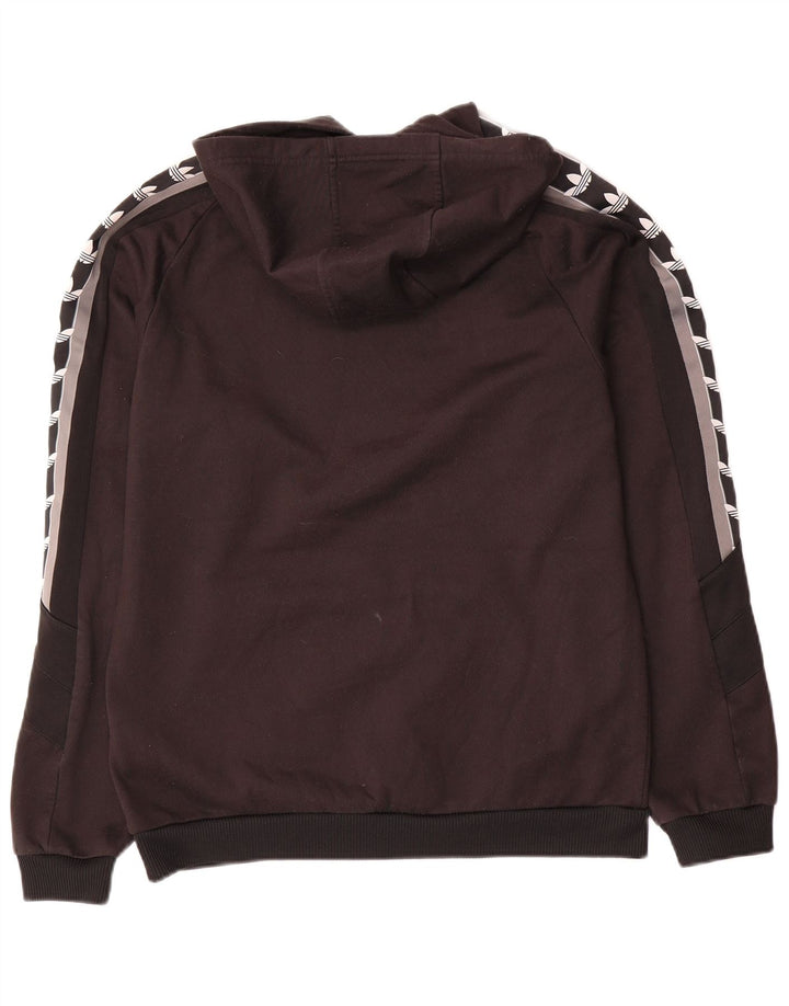 Adidas masculino gráfico moletom com capuz pequeno preto colorblock poliéster