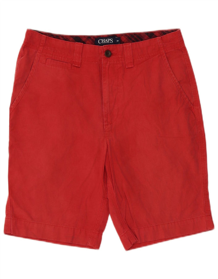 Shorts Chino Masculino CHAPS W30 Algodão Vermelho Médio