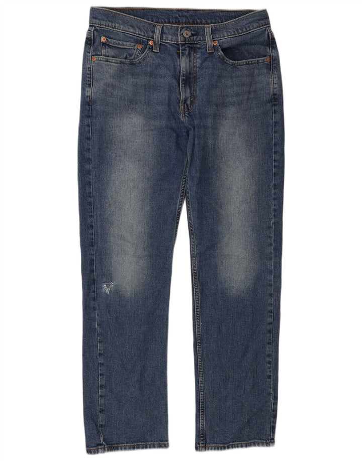 Levi's Masculino 514 Straight Jeans W32 L30 Azul Algodão