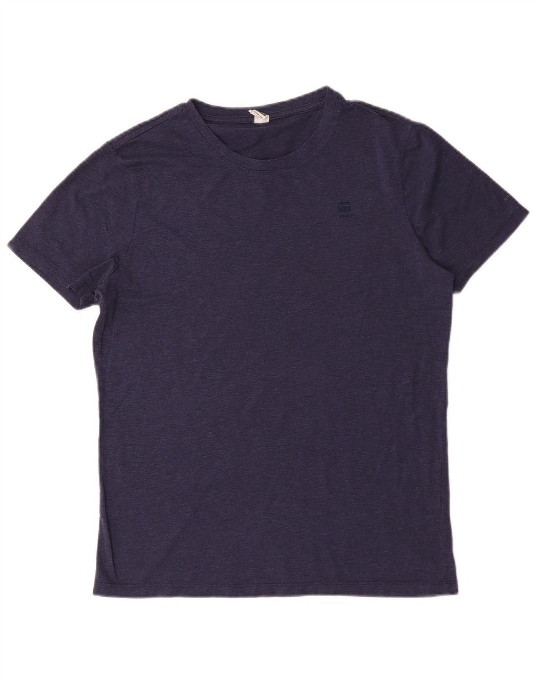 Camiseta masculina G-Star Top médio algodão azul marinho