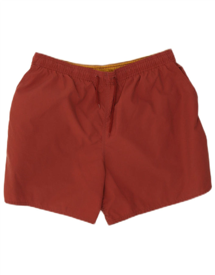 Shorts de natação masculino Quiksilver médio marrom colorblock