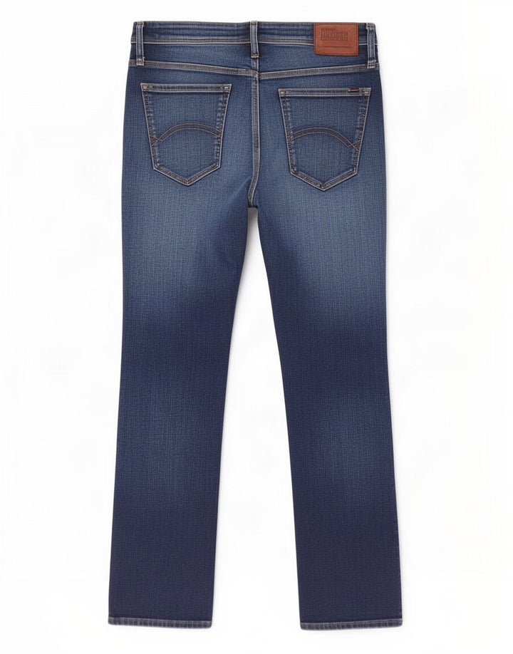 Tommy Hilfiger Masculino Ryan Bootcut Jeans W34 L30 Azul Algodão