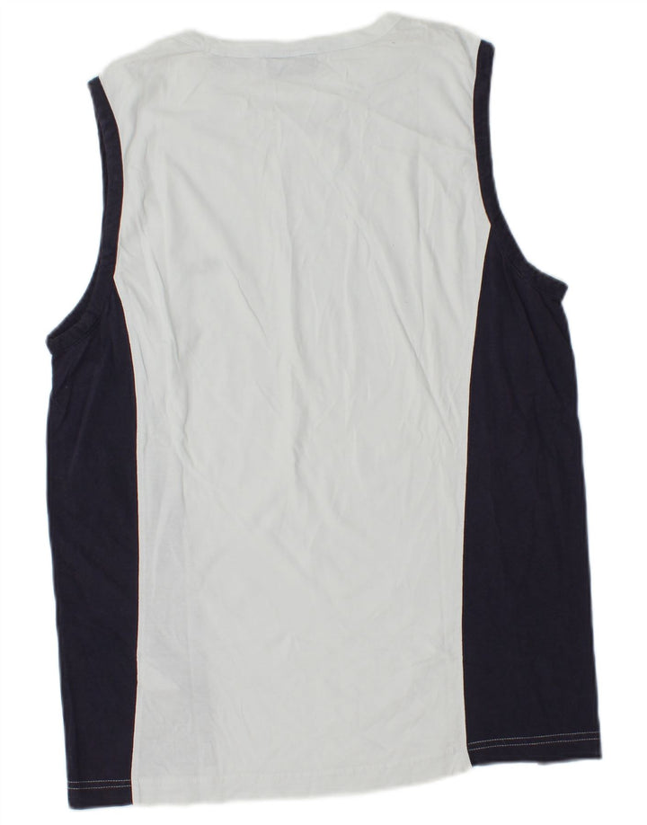 Fila Colete Masculino Top Pequeno Colorblock Branco