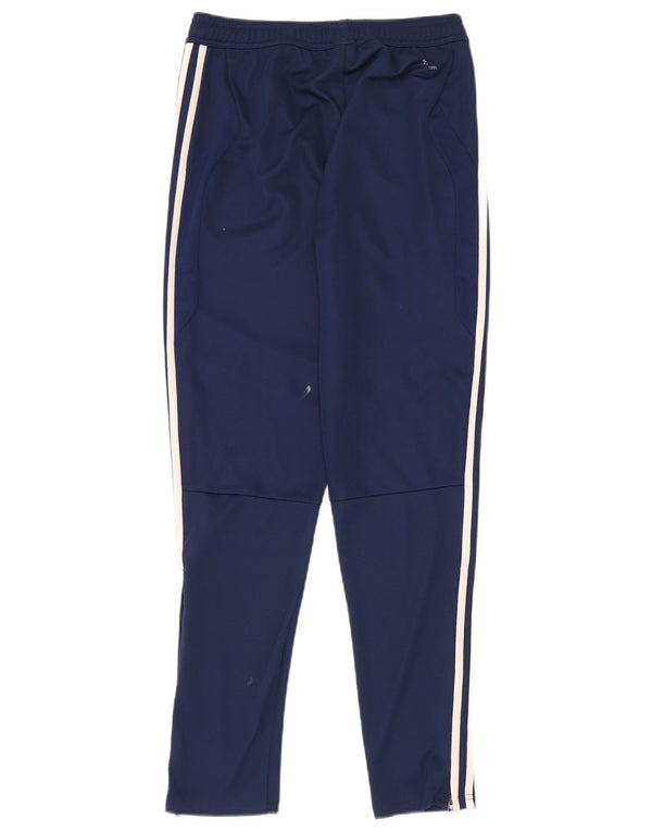 Adidas meninos Climacool calças de treino joggers 13-14 anos azul marinho