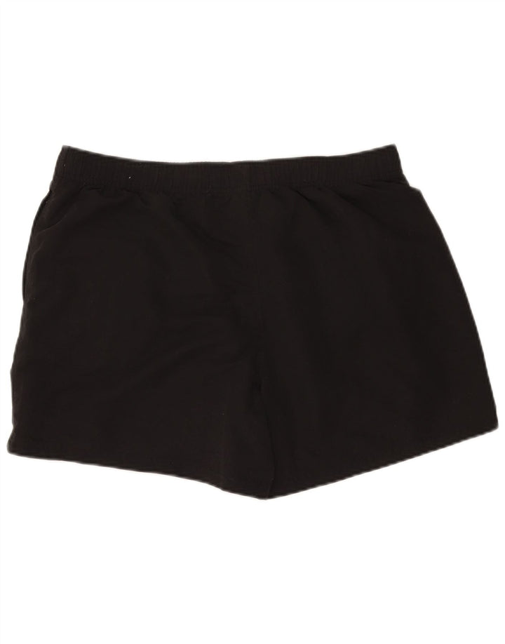 Shorts esportivos gráficos masculinos Reebok grande poliéster preto
