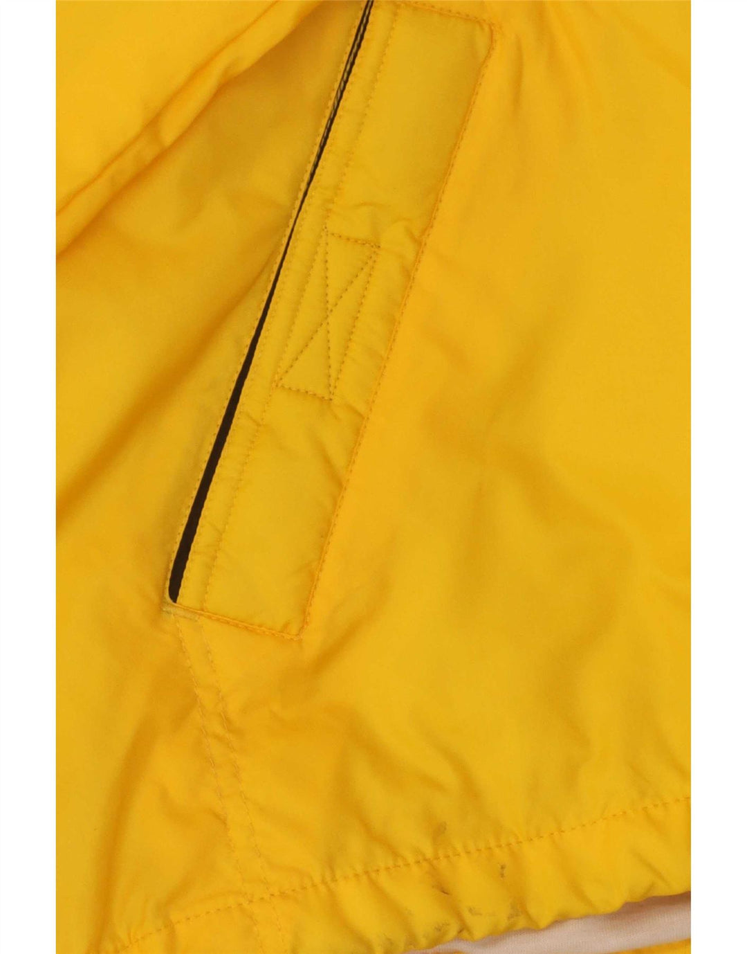 Jaqueta de chuva masculina com capuz Brugi UK 40 grande poliamida amarela