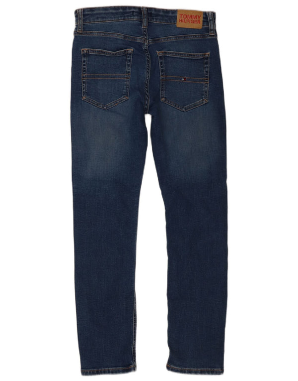 Tommy Hilfiger Meninos Jeans Slim 11-12 Anos W28 L26 Azul Algodão