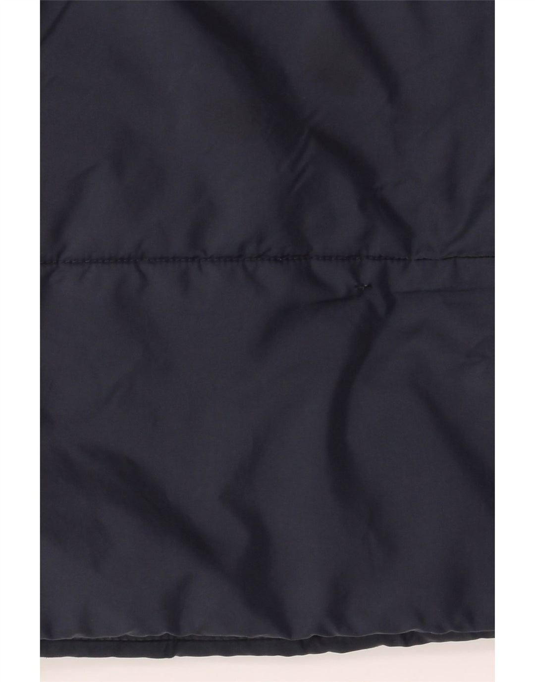 Jaqueta acolchoada masculina Adidas UK 38 poliéster azul marinho médio