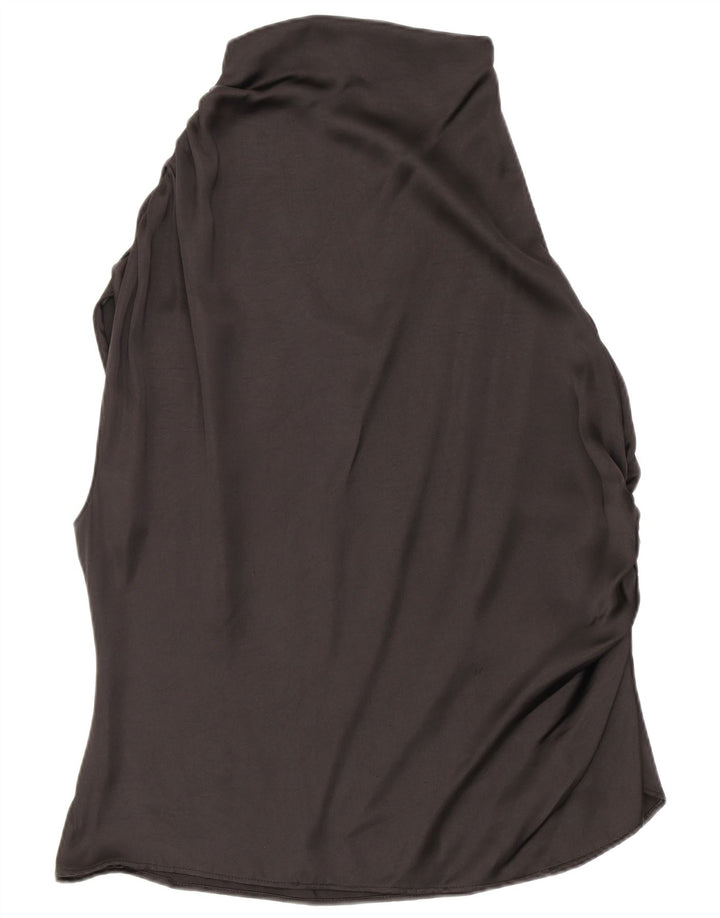 Zara Blusa Feminina Top UK 20 2XL Preto