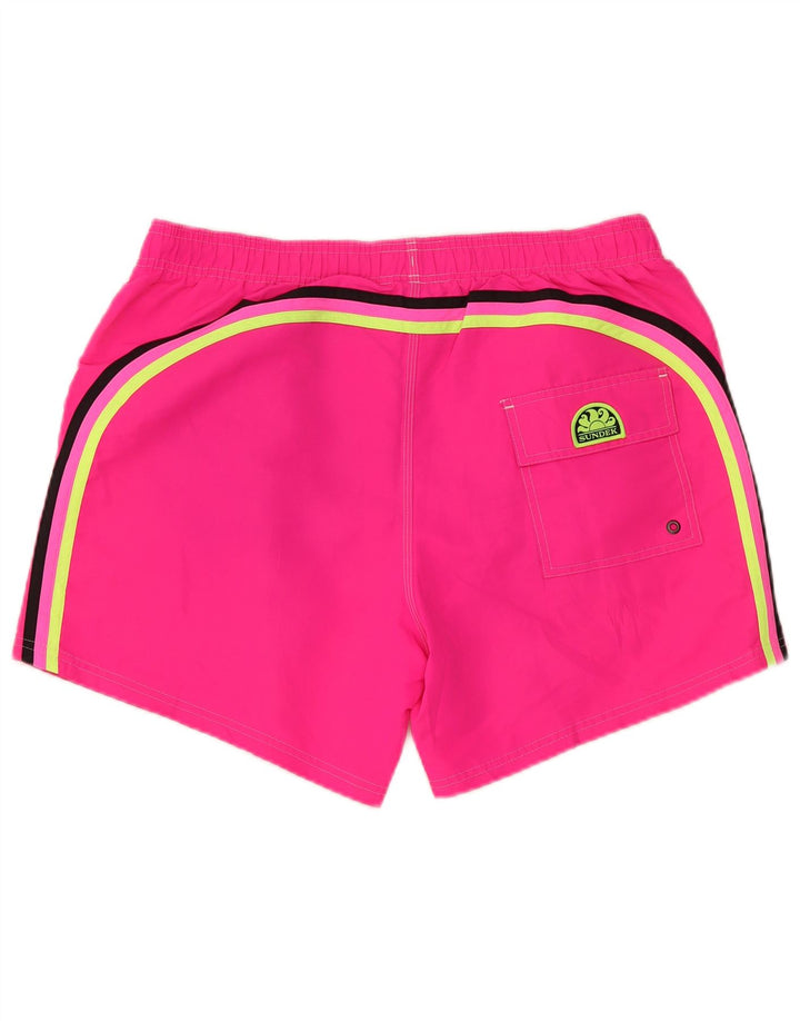 Shorts de natação masculino Sundek XL rosa poliéster