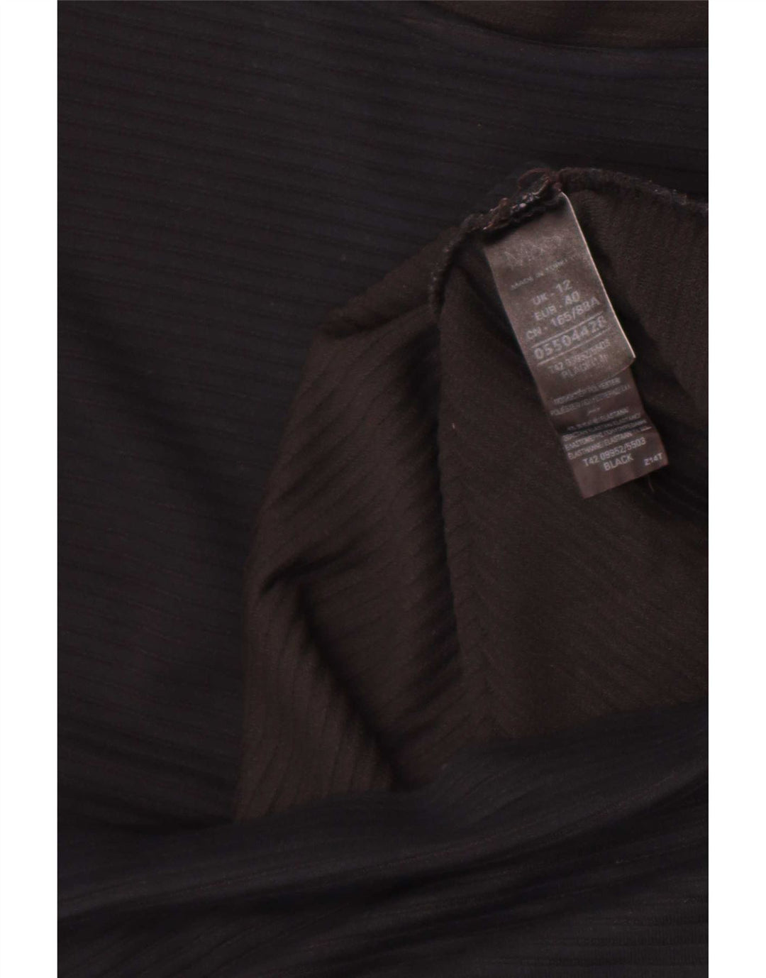 Vestido básico feminino Marks & Spencer UK 12 viscose preta média