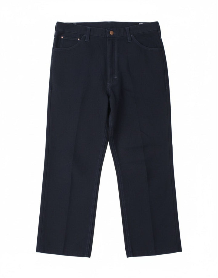 Calça reta masculina WRANGLER W34 L24 azul marinho