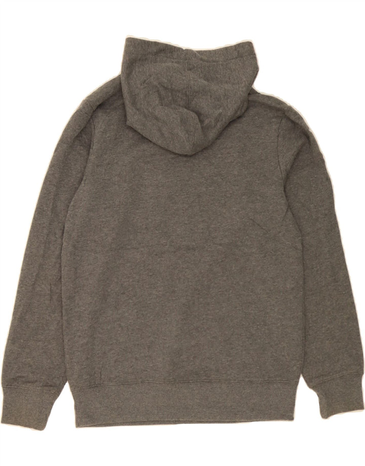 HURLEY Boys Graphic Hoodie Jumper 15-16 Years Grey Cotton Vintage Hurley and Second-Hand Hurley from Messina Hembry 