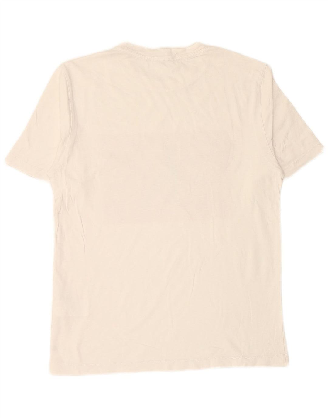 Camiseta masculina CALVIN KLEIN JEANS com ajuste regular gráfico top médio branco