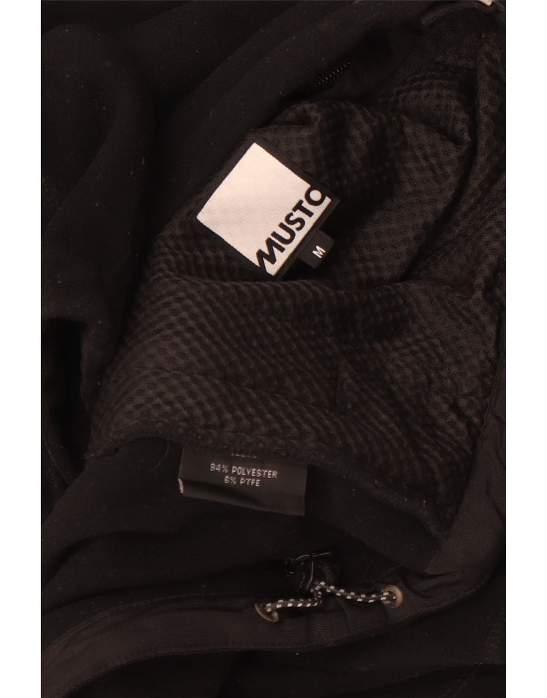 Jaqueta de lã masculina Musto UK 38 poliéster preto médio