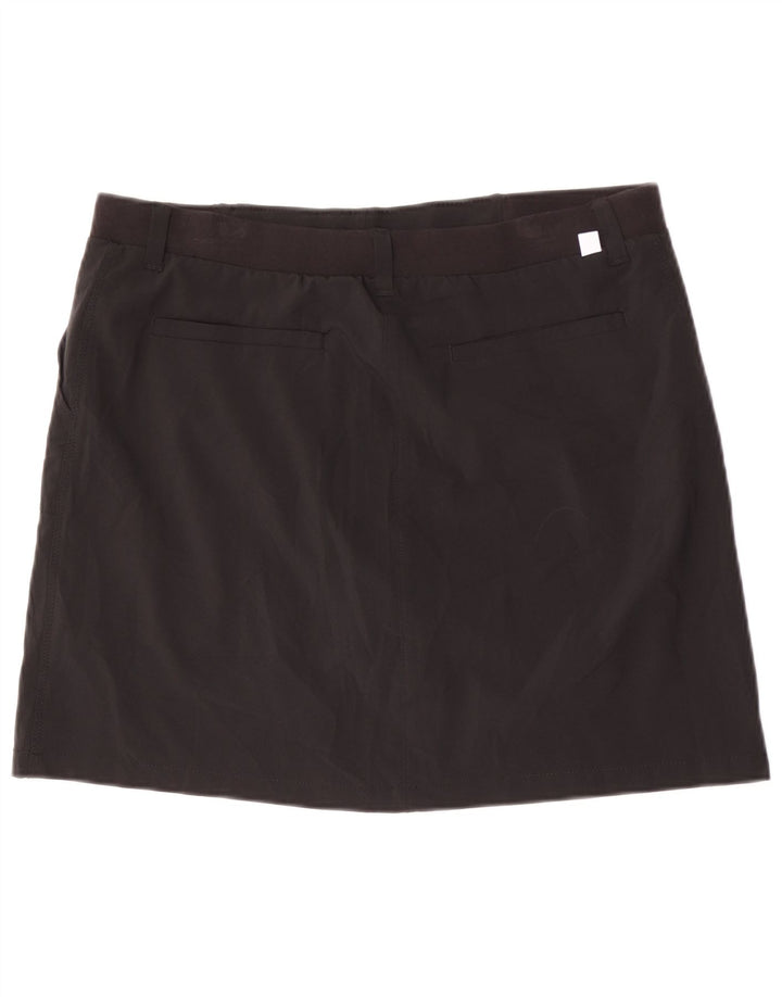 Lee Womens Riders Mini Saia EUA 14 XL W36 Poliéster Preto