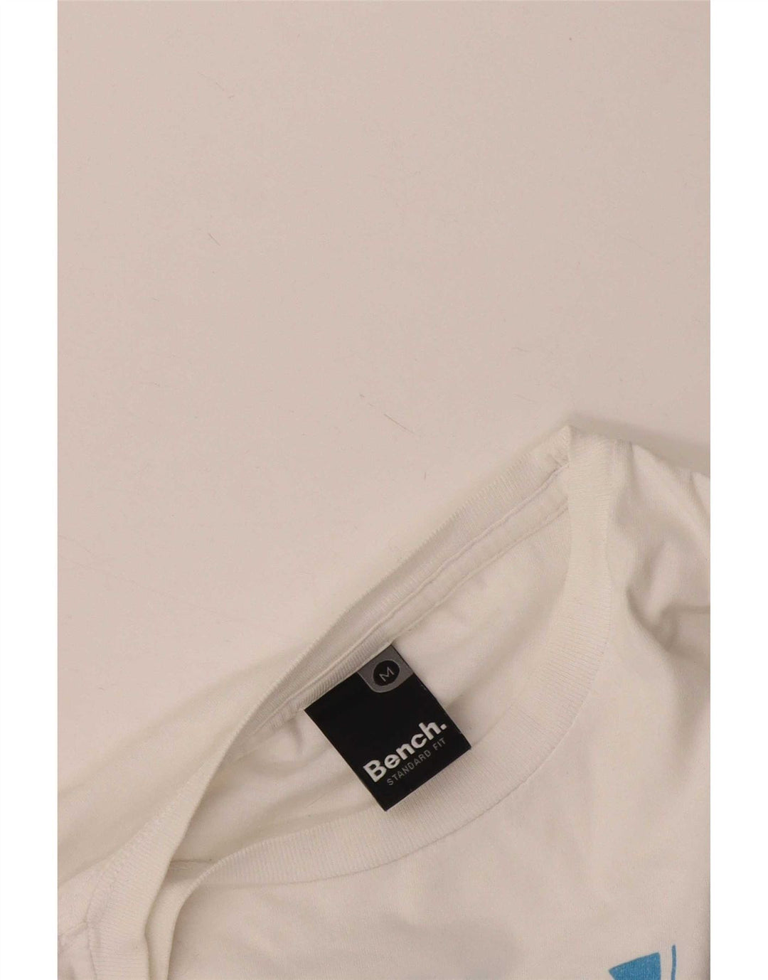 Camiseta masculina gráfica Bench Top médio branco