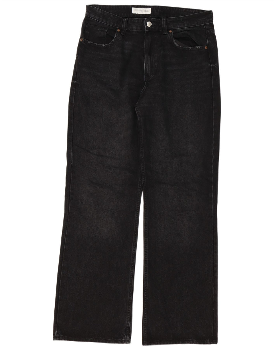 Zara Mens Bootcut Jeans EU 42 Grande W32 L33 Preto