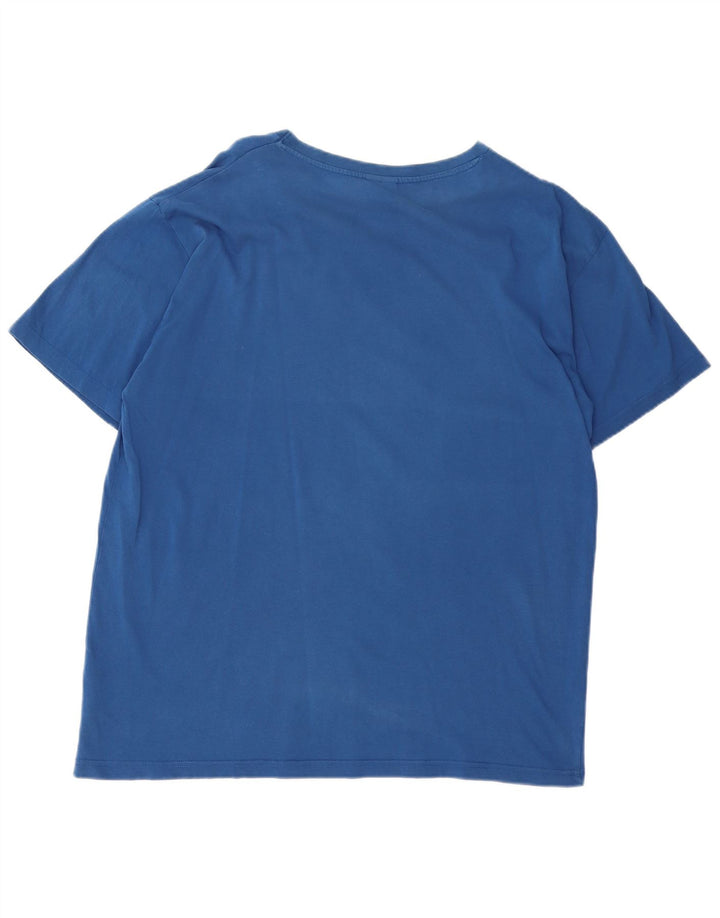 Camiseta masculina Lotto Top 2XL algodão azul